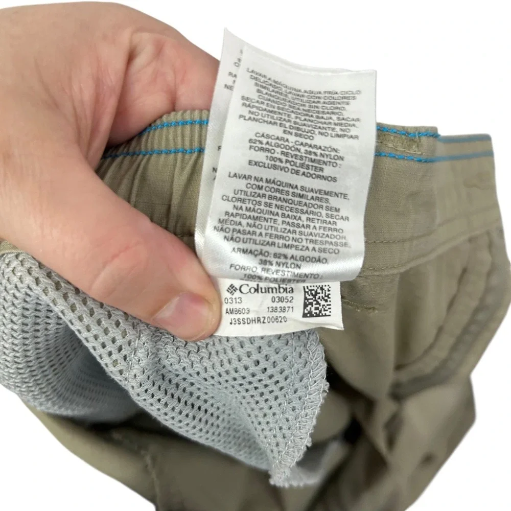 Columbia Convertible Cargo Hiking Pants XXL 32 Zip Off Outdoor Travel Trail Gorp